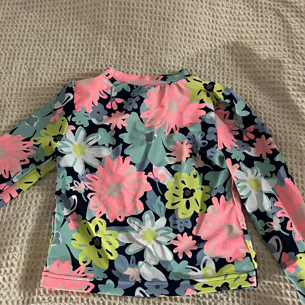 Puffed Sleeve 3T Swimshirt